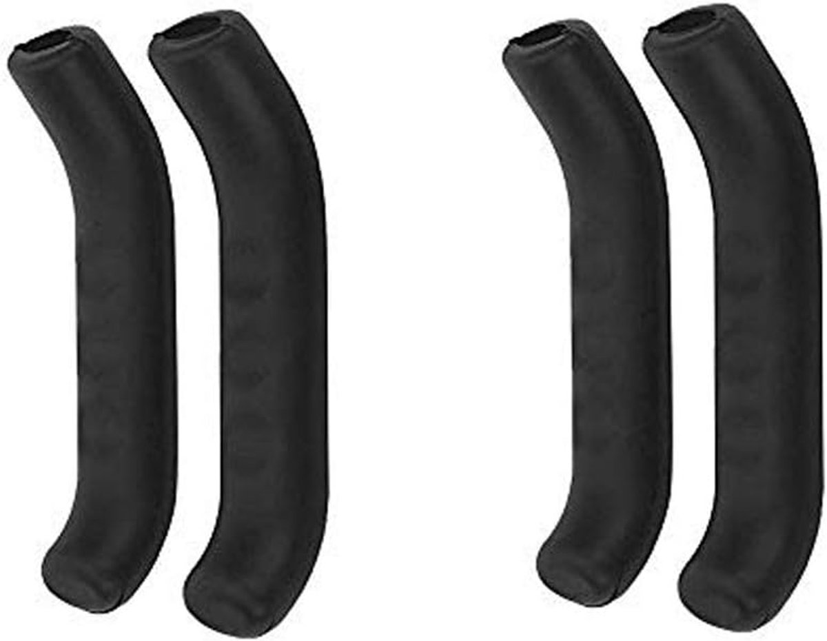 Hendels Sleeve Grip Protector Cover, antislip remgreep, siliconen hoes voor mountainbike, racefiets, fietsen (zwart)