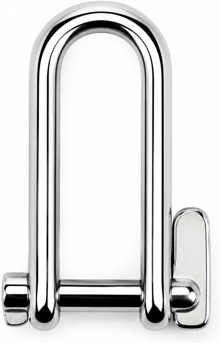 Shackles met sleutel RVS A4 (AISI 316), 5 mm, Set van 2