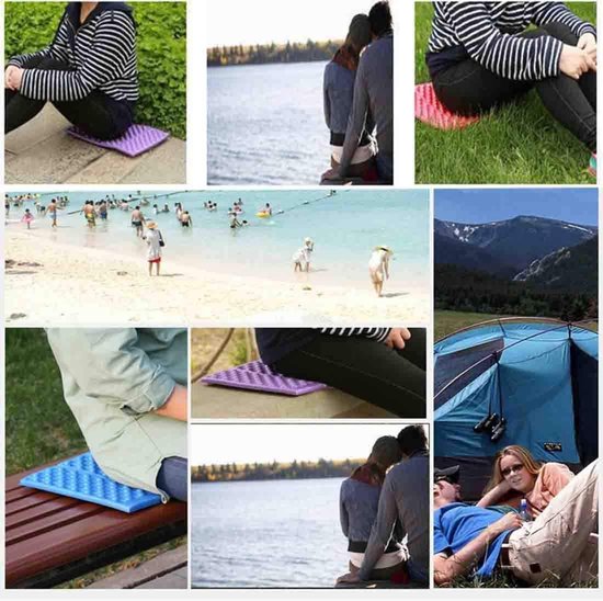 Opvouwbare campingmat van XPE-schuim voor buiten, draagbaar, waterdicht, picknickmat — afbeelding 2