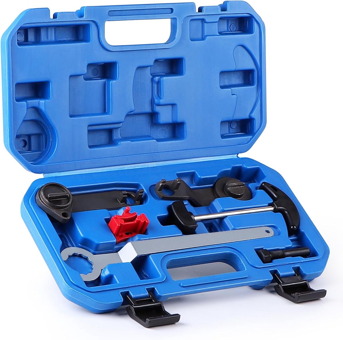 lalago 6-delig motorinstelgereedschap, tandriemgereedschap, motorafstelgereedschap, nokkenasgereedschap compatibel met VW/A3, voor VAG EA211 Series 1.2L 1.4L 1.4T 1.5T 1.6L FSI TSI TFSI motoren