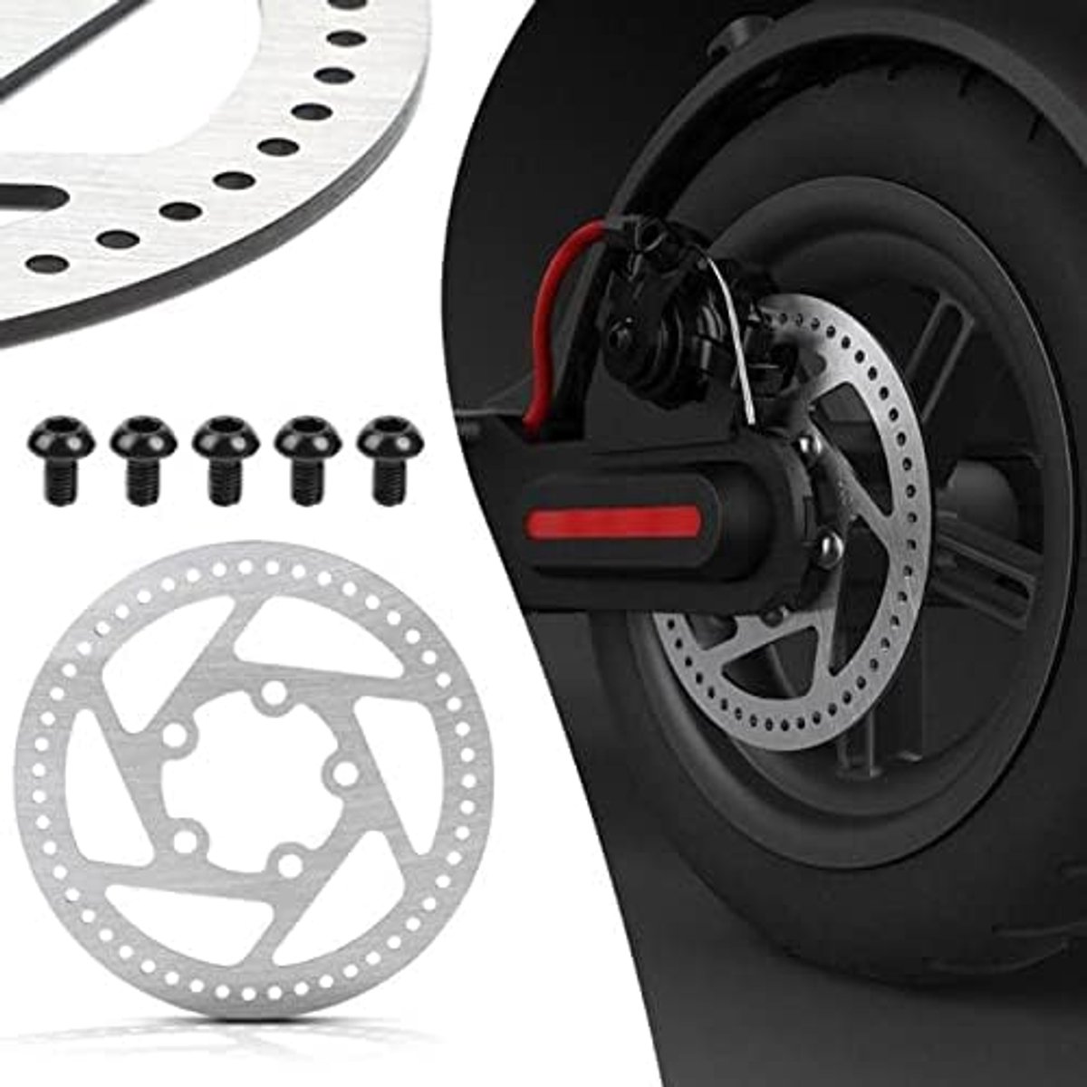 120 Mm 5-gaats Roestvrijstalen Remschijf voor M365 PRO PRO2 Elektrische Scooter