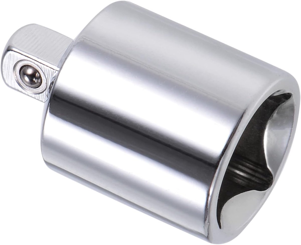 1 st. 1/2" drive (F) tot 1/4" (M) bussen verloopstuk bus naar stekker conversie gereedschap voor ratelsleutel