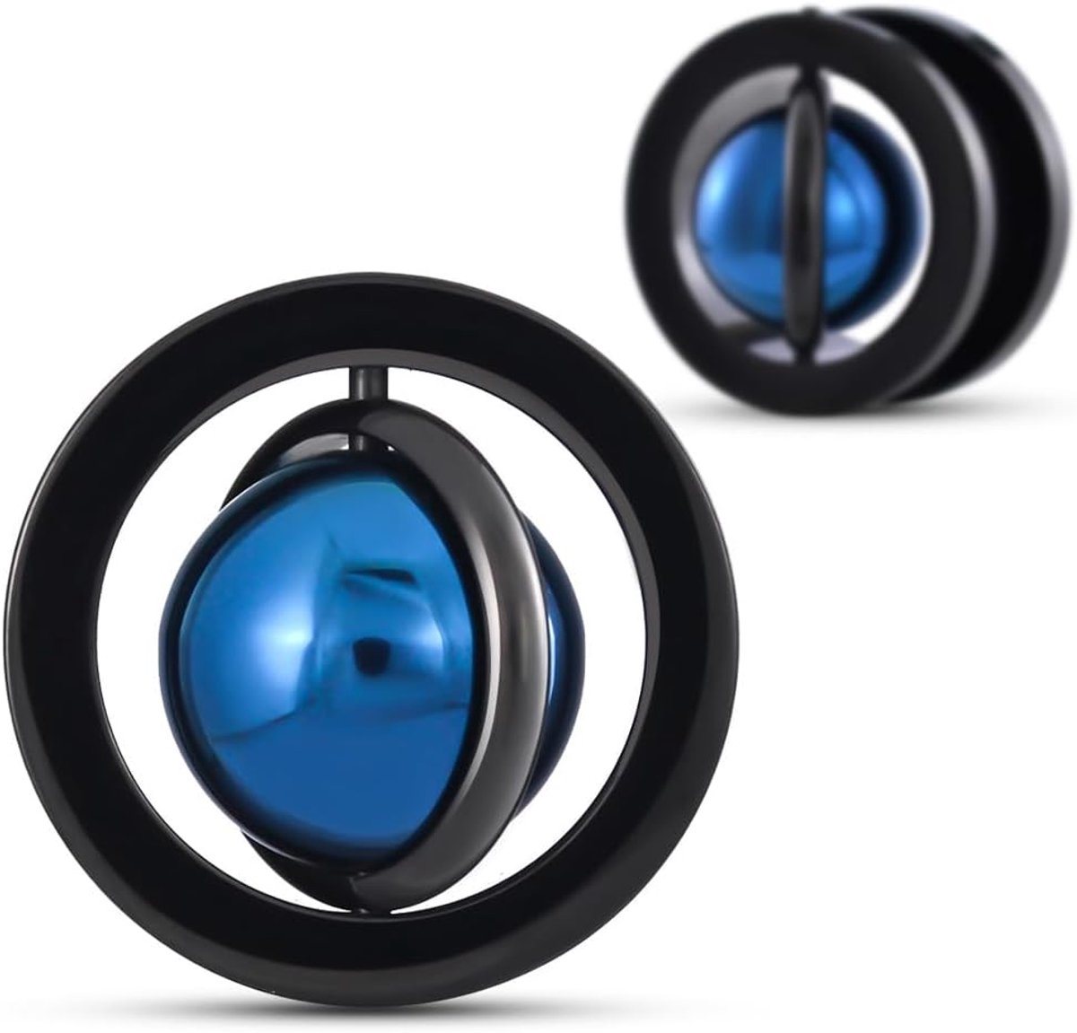 Tunnels Flesh Plugs, RVS Meters voor Oorbellen, Schroef Back Brancards Expander.