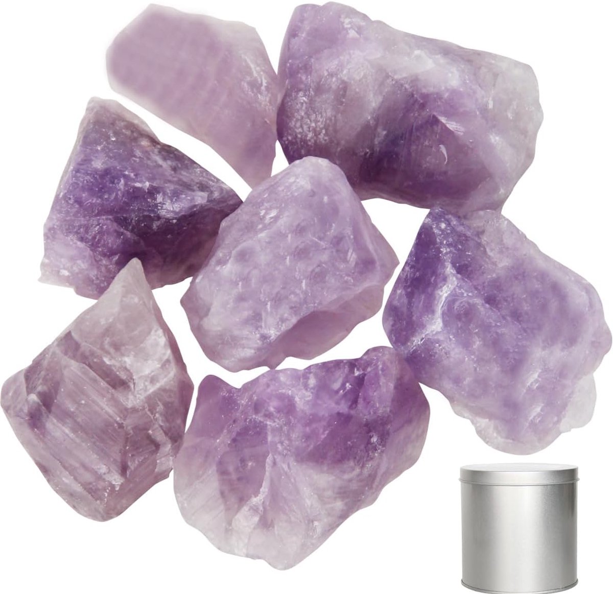 500g bulk ruwe amethist steen ruwe kristal-natuurlijke ruwe stenen kristal voor tuimelen, cabochon maken, fonteinstenen, decoratie, polijsten, draadwikkeling, Wicca & Reiki kristalgenezing