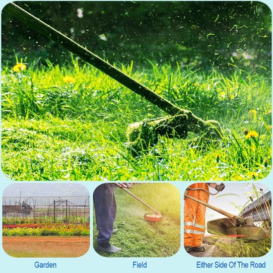 6 stuks vervangende draadspoel voor Ryobi grastrimmer met trimmerkap Heqishun reservespoel compatibel met Ryobi One + AC14RL3A-18V 24V 40V vervangende trimmer draadspoel set (Onhe trimmerkap)) — afbeelding 3