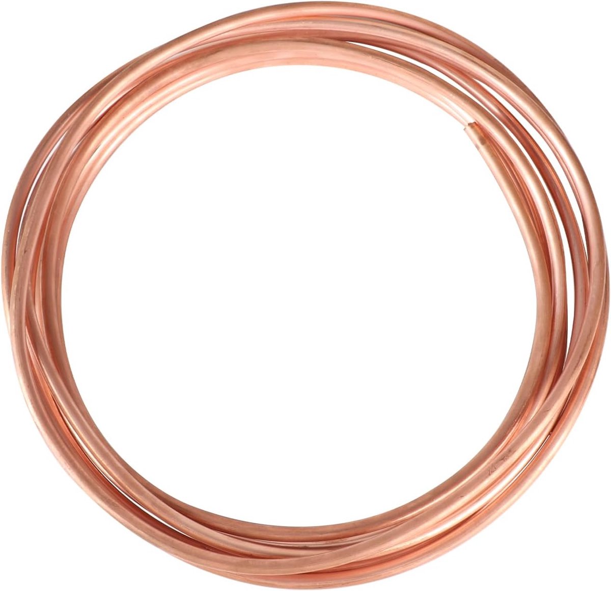 5M Zacht Koperbuis OD 6mm x ID 4mm x Dikte 1mm Koperbuis Zacht Ringvorm Goede Herstelbaarheid Koperspiraal Buis Waterbuis Koper Gasbuis Koperbuis Koperleiding Hydraulische buis voor