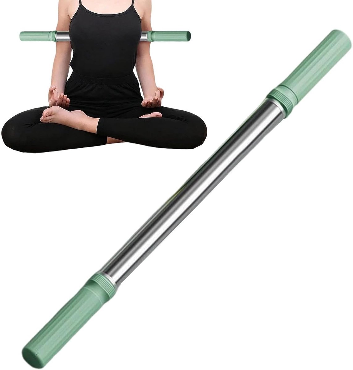 Stick, Draagbare Mobiliteit Pole Tool - Body Shaping Roller Stick, voor Balans Training Workout Houdingen Correctie Schouder Back Neck Body Gym Thuis