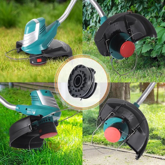 Spoelen voor Bosch ART 24 27 30 Grastrimmer - 6 Spoelen en 2 Deksels voor AdvancedGrassCut36 — afbeelding 5