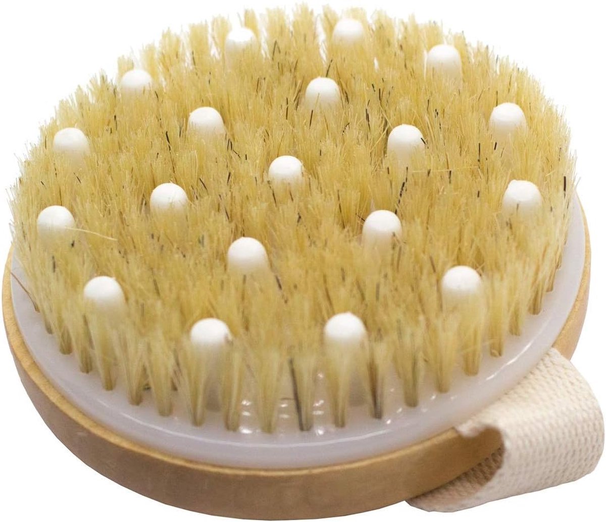 ana wiz lymh-detox-borstel met natuurlijke wildzwijnharen en rubberinoppen, 150 g