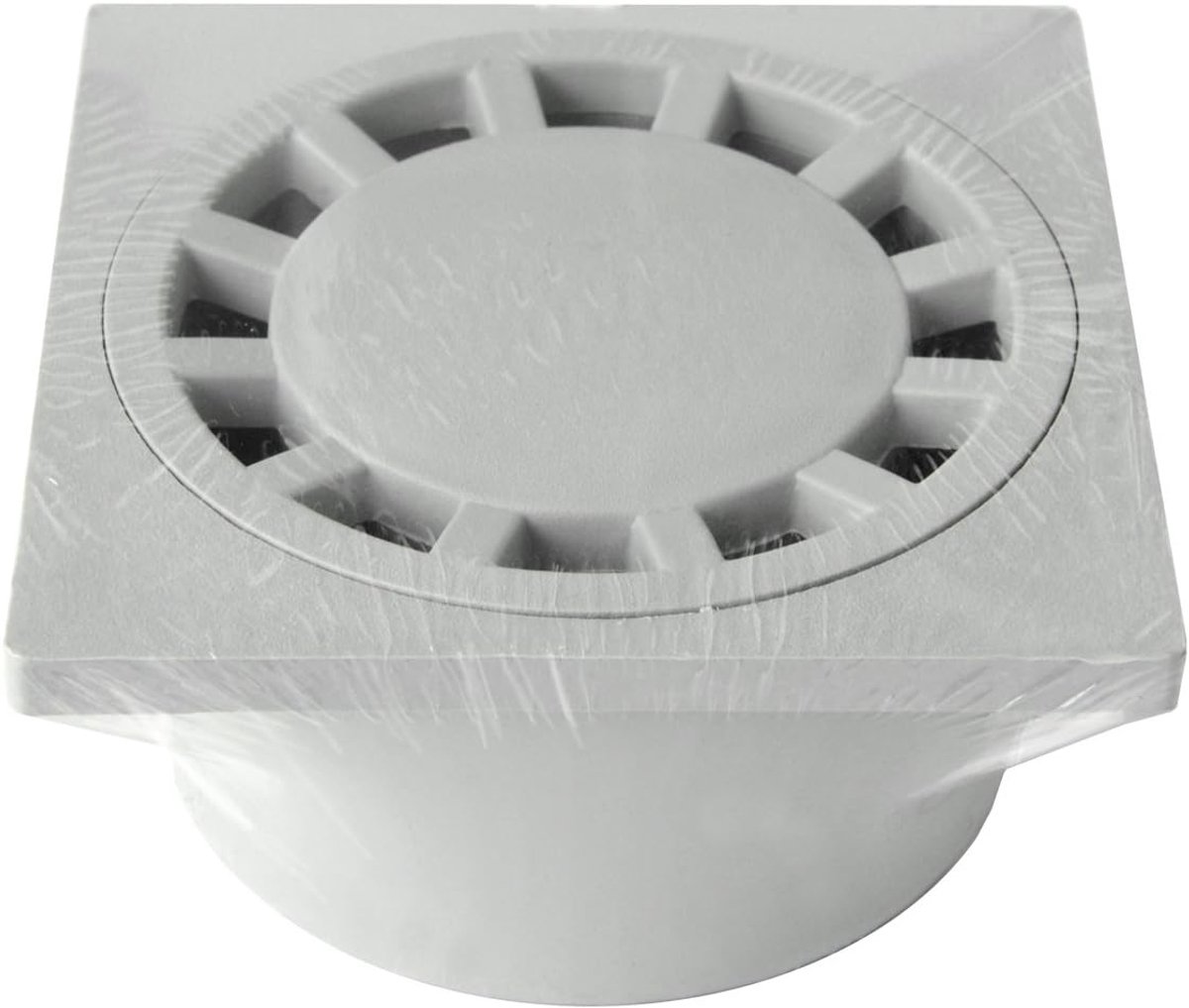 Plast chpp10g deksel sifonato van polypropyleen, grijs, 100 x 100 mm