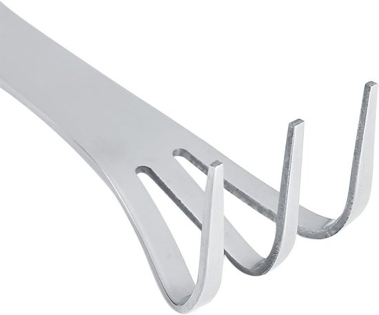 8.3 Inch Tuinieren Hark Rvs 3 Tanden Planten Pot Hark Tuinieren Cultivator Bodem Landbouw Gereedschap Kleine Potten Hark — afbeelding 4