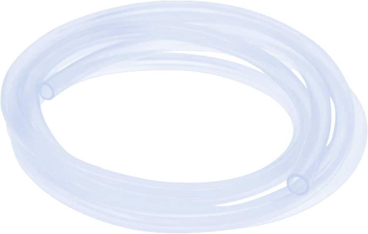 siliconen slang, lengte 1.5m, 5mm ID, 8mm OD, flexibele siliconen slang, water-lucht slang-buis voor pompoverdracht