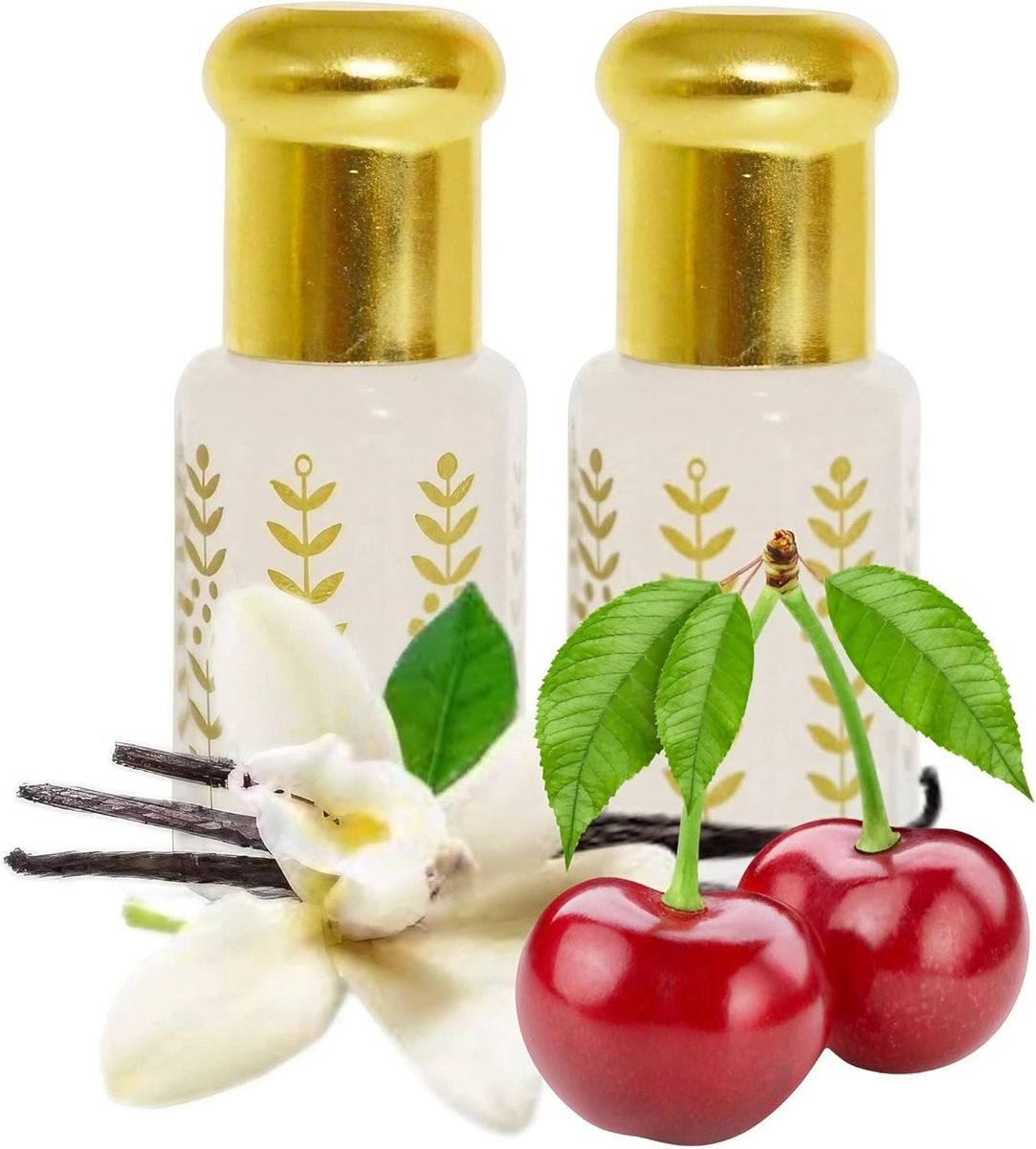 Tahara Aromatized Vanille Cherry - Set van 2, een gearomatiseerde kersen en een vanillesmaak | - Snelle en zorgvuldige verzending | Gemaakt in Frankrijk