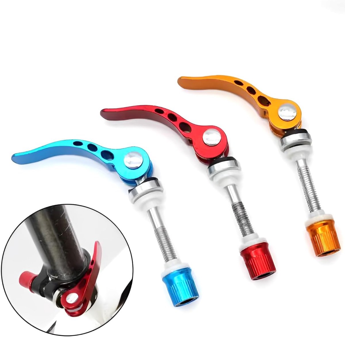 Fietsklem Met Snelsluiting - Bout Spiesjes Snelspanhendel voor Accessoires voor Mountainbikes