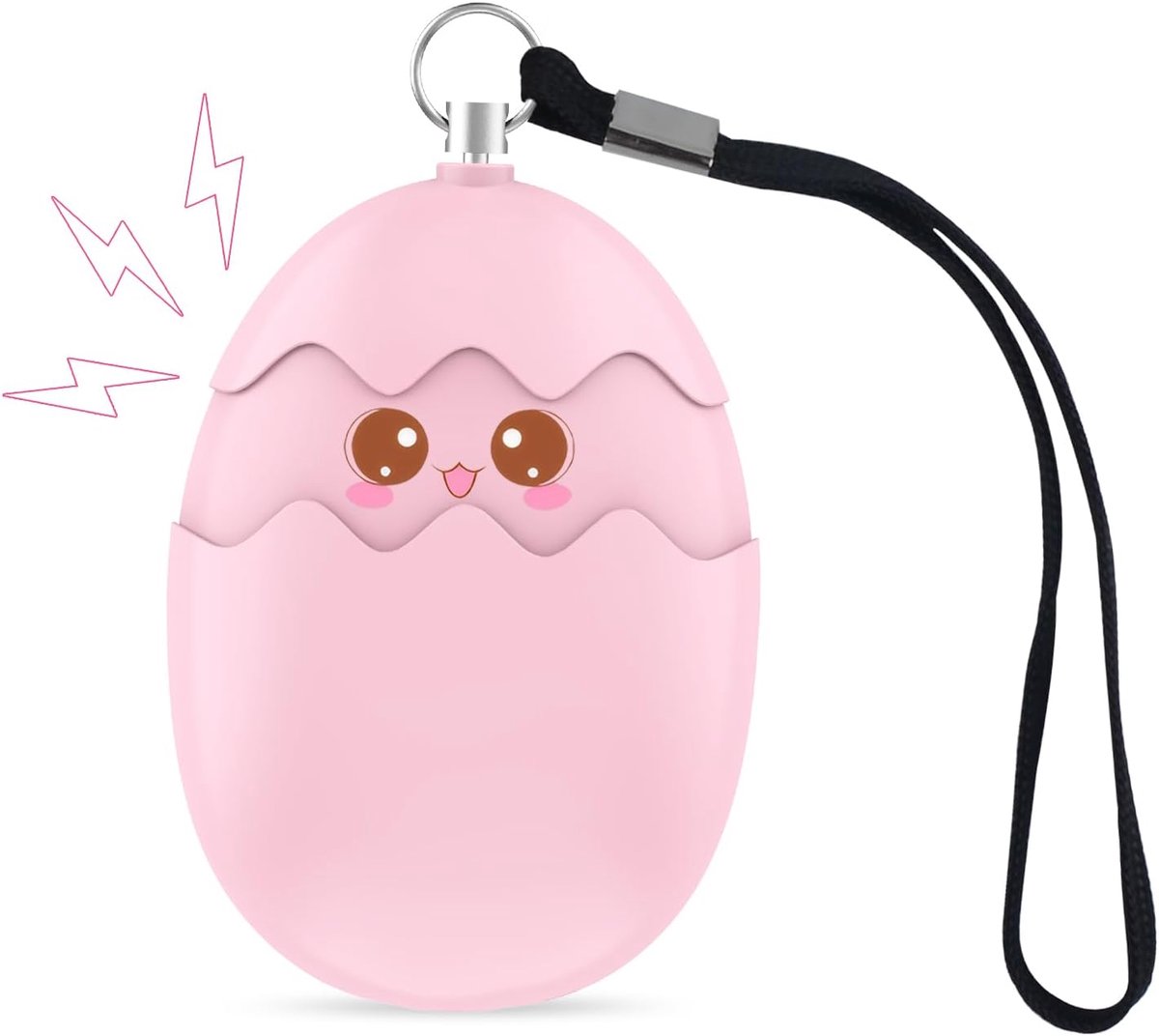Persoonlijk alarm, 130 dB veiligheidsalarm voor zelfverdediging, sleutelhanger met ledlicht, sirene-alarm voor vrouwen, mannen, kinderen, ouderen