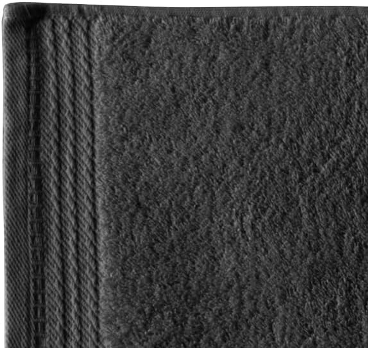 Towel Premium - grote badhanddoeken, 2 handdoeken, 50 x 100 cm, 100% katoen, 600 g, zwart