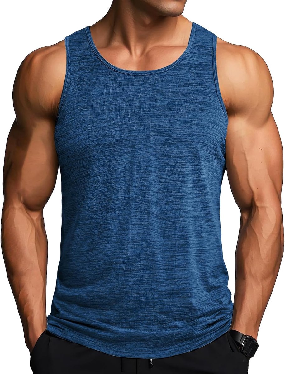 Basic Solid Tank Heren T-Shirt