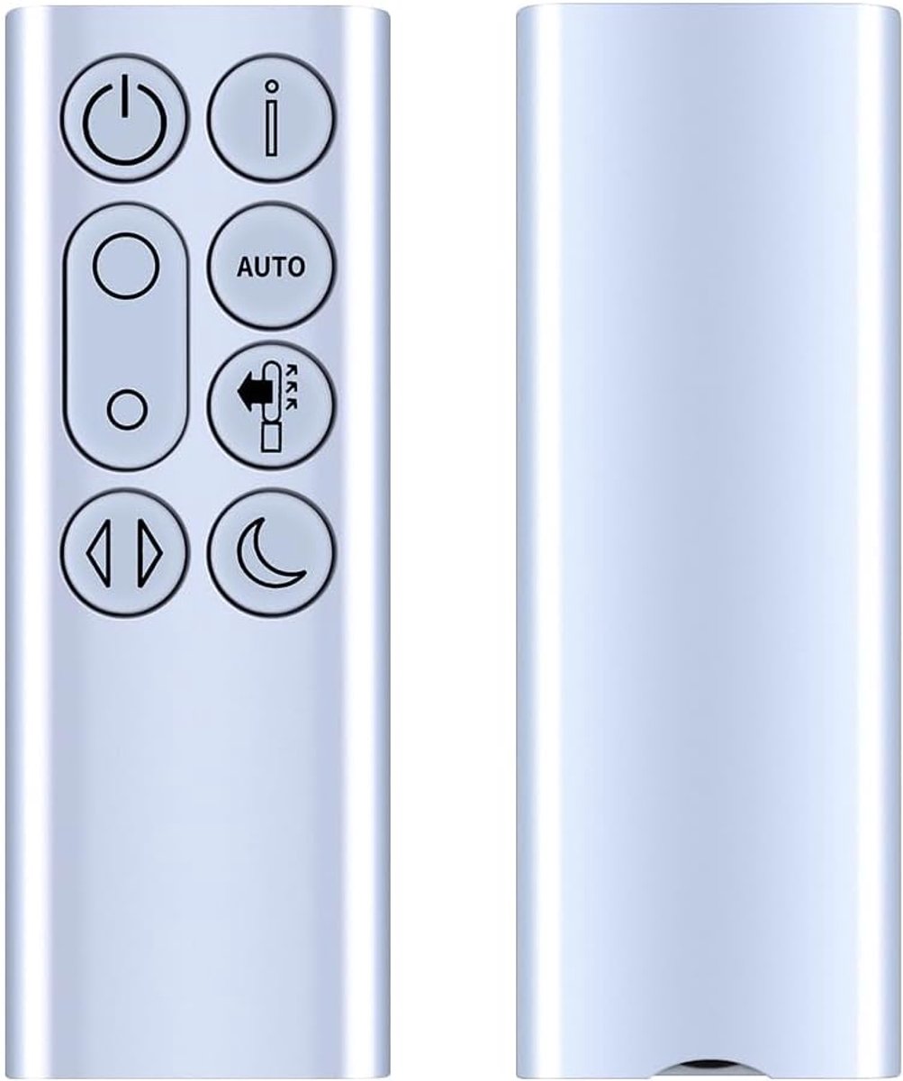 vervangende afstandsbediening voor Dyson Fan TP04 DP04 TP4A TP4B (zilver)