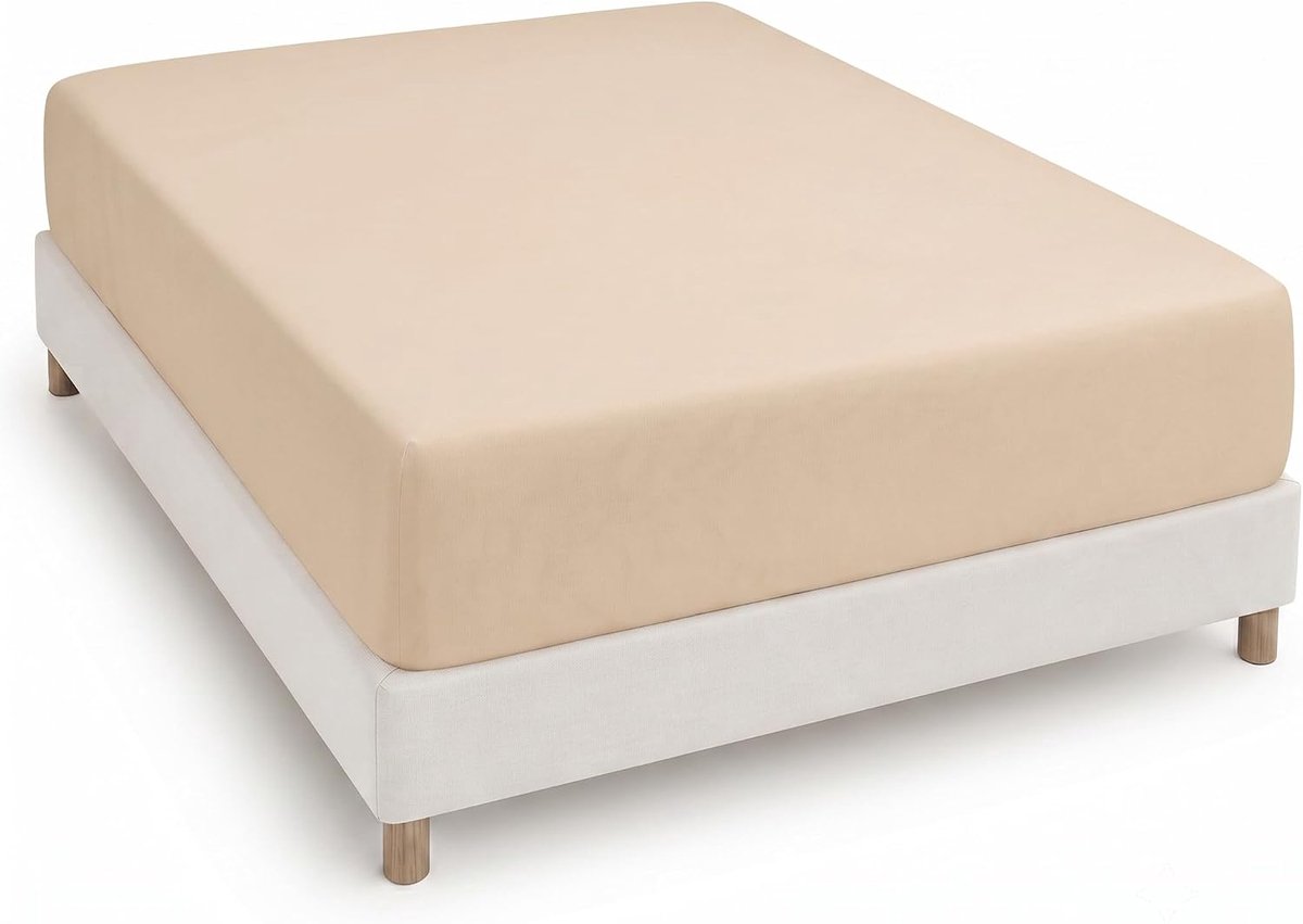 home - Hoeslaken, 160 x 200 cm, diepe zak, microvezel, polyester, bed 160 cm