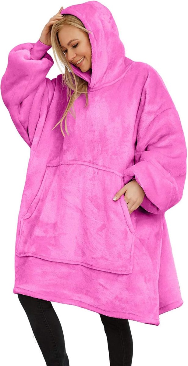 Cosy Hoodie Deken - Comfy Warme Sherpa Fleece Sweatshirt, Unisex Deken Met Capuchon, Zachte Snuggle Hoodie Blanket Voor Mannen En Vrouwen