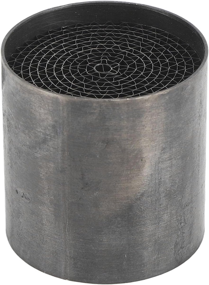 Uitlaatpijp Katalysator, Roestvrij Staal Midden Uitlaatdemper Katalysator Universeel Voor Motor(48 * 50mm)