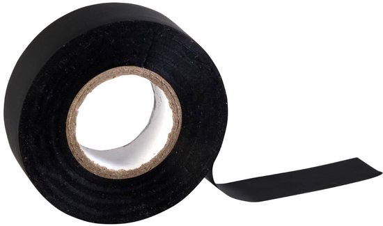 Black Electrical Tape, 19mm x 20m, 10 Pack, Strong Self-Adhesive PVC Insulation Tape for Insulating, Repairing and Protecting Electrical Wires — afbeelding 5