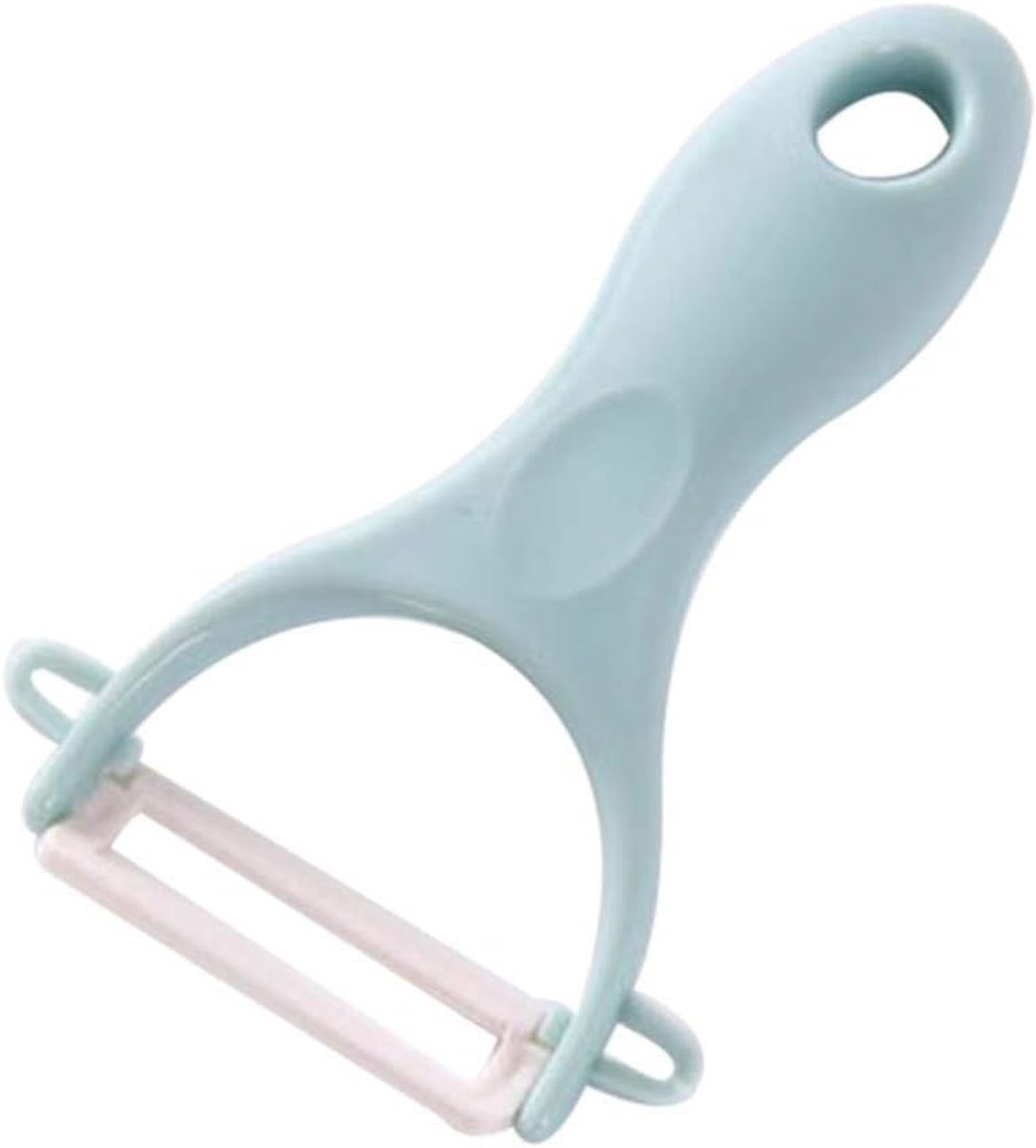 Schiller Met Pendelmes, Duurzaam Keramiek Fruit Groente Dunschiller Roestvrij Staal Aardappel Wortel Rasp Scherp Dunschiller Snijmachine Keuken Accessoires Gadge, Blauw Dunschiller, China