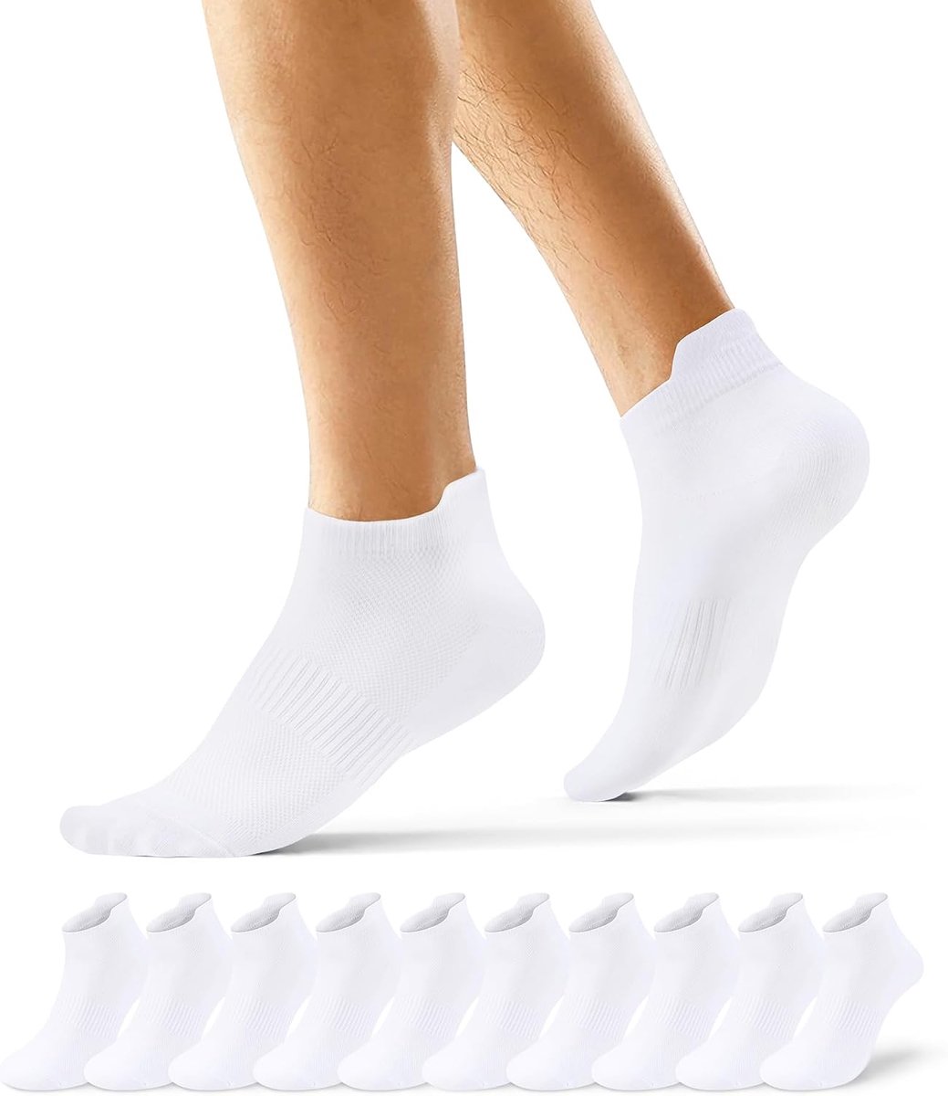 Sokken, Korte Katoenen Sportsokken, Laag Ademend, Hardlopen, Elastisch, Tennis
