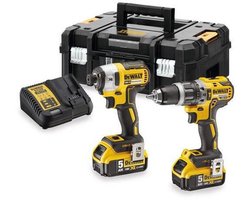 DeWalt DCK266P2T Combiset - Accu Klop-/Schroefboormachine + Accu Slagschroevendraaier - 18V 5.0Ah XR Li-ion