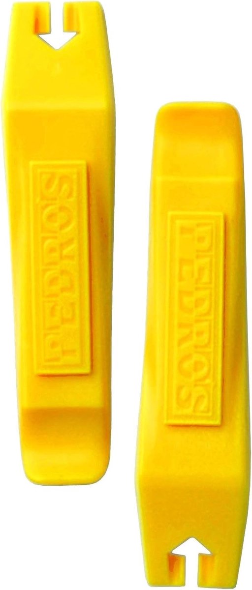 SnelShoppen - Tyre Levers Set van 2 - Gele Fietsonderdelen - Kunststof Composiet - Lichtgewicht en Duurzaam - Ideaal voor Fietsen en Onderhoud