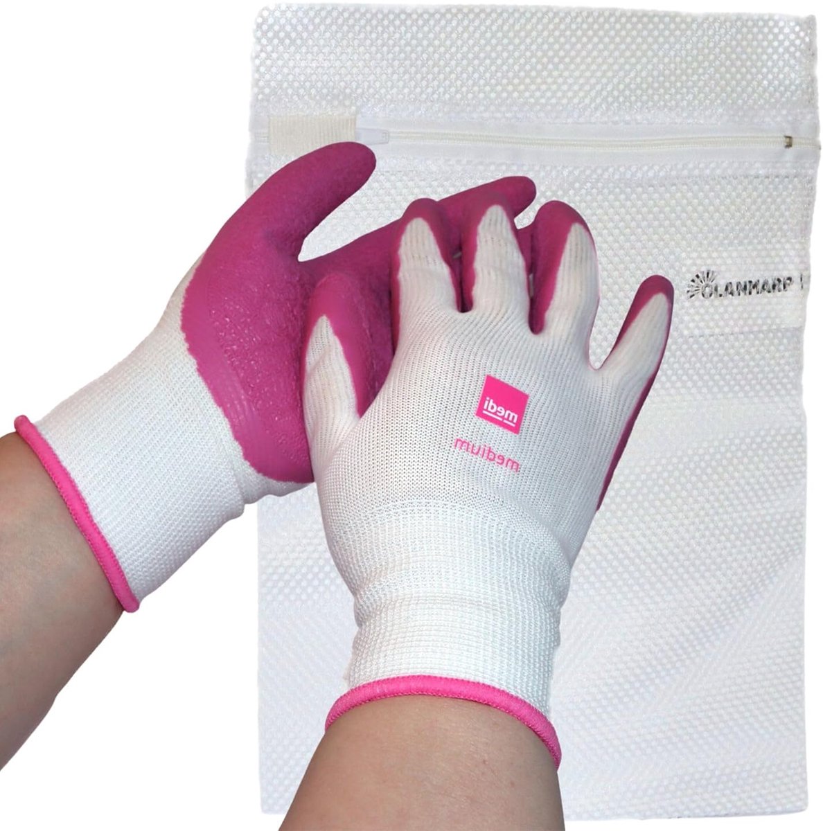 SnelShoppen - Medi Textile Gloves - Handschoenen voor Gemakkelijke Applicatie van Compressiekousen - Inclusief Wasnet - Universeel en Comfortabel