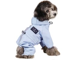SnelShoppen - FUNAT Honden Poncho met Capuchon, Waterdichte Hondenjas, Reflecterend Hondenkleed voor Winter, Ademend en Comfortabel, Bescherming tegen