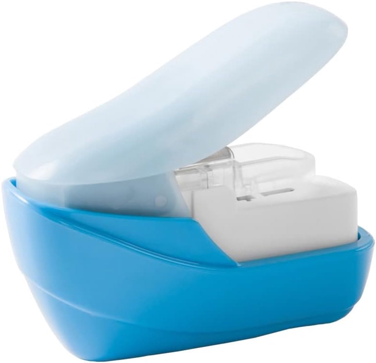 SnelShoppen - Mini Cute Handmatige Nietmachine voor Brochures, Kranten en Mappen - Milieu-vriendelijk, Stapelloos, Compact en Kleurig - Perfect voor T