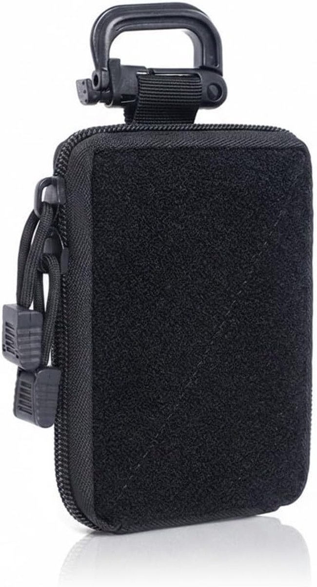 Compacte Multifunctionele Tactical Bag, Kleine Heuptas voor Dagelijks Gebruik en Kamperen, Zwart, Ideaal voor Outdoor Activiteiten en Reizen