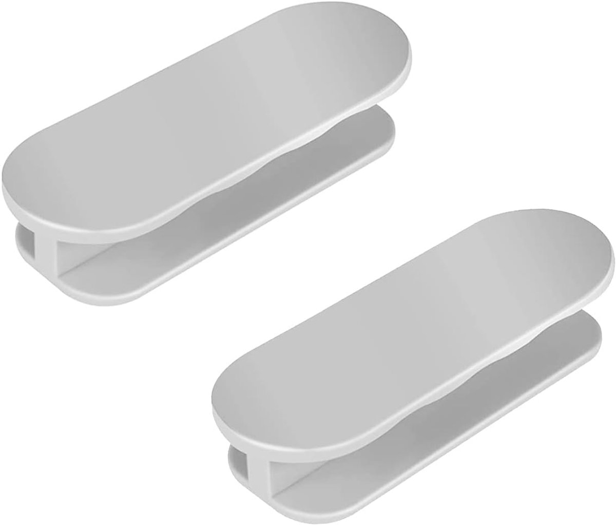 SnelShoppen - Pack van 2 Balkon Deurhandgrepen - Zelfklevende Raamhandgrepen voor Meubels - Ergonomisch Design - Hoogwaardige ABS Kunststof - Buiten G