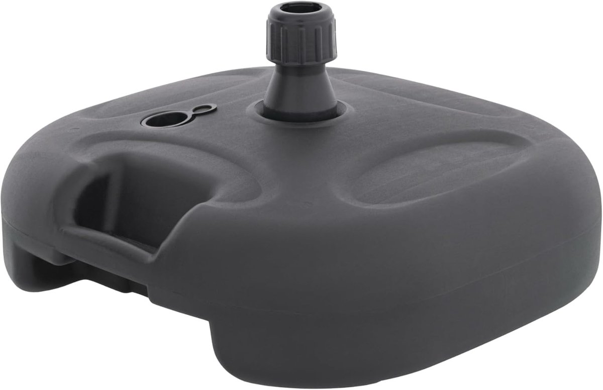 SnelShoppen - PE Vulvoet 20L Antraciet - Stabiele Basis voor Parasols, Tuinmeubelen, Camping - Weerbestendig en Duurzaam Materiaal - Perfect voor Buit