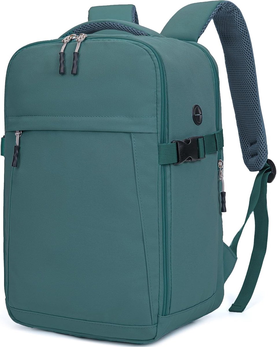 SnelShoppen - Handbagage 40x20x25 cm voor Ryanair - Reisrugzak, Onderstoel Bagage, Lichtgewicht Koffer, Waterfles Vak, 20 Liter, Perfect voor Vliegtui