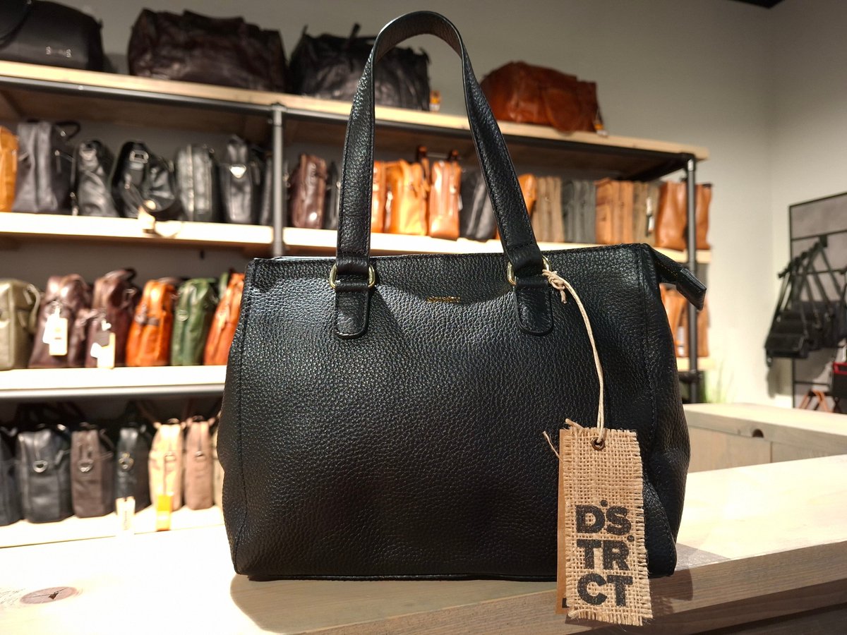 DSTRCT Handbag Large Floater Field - Zwart