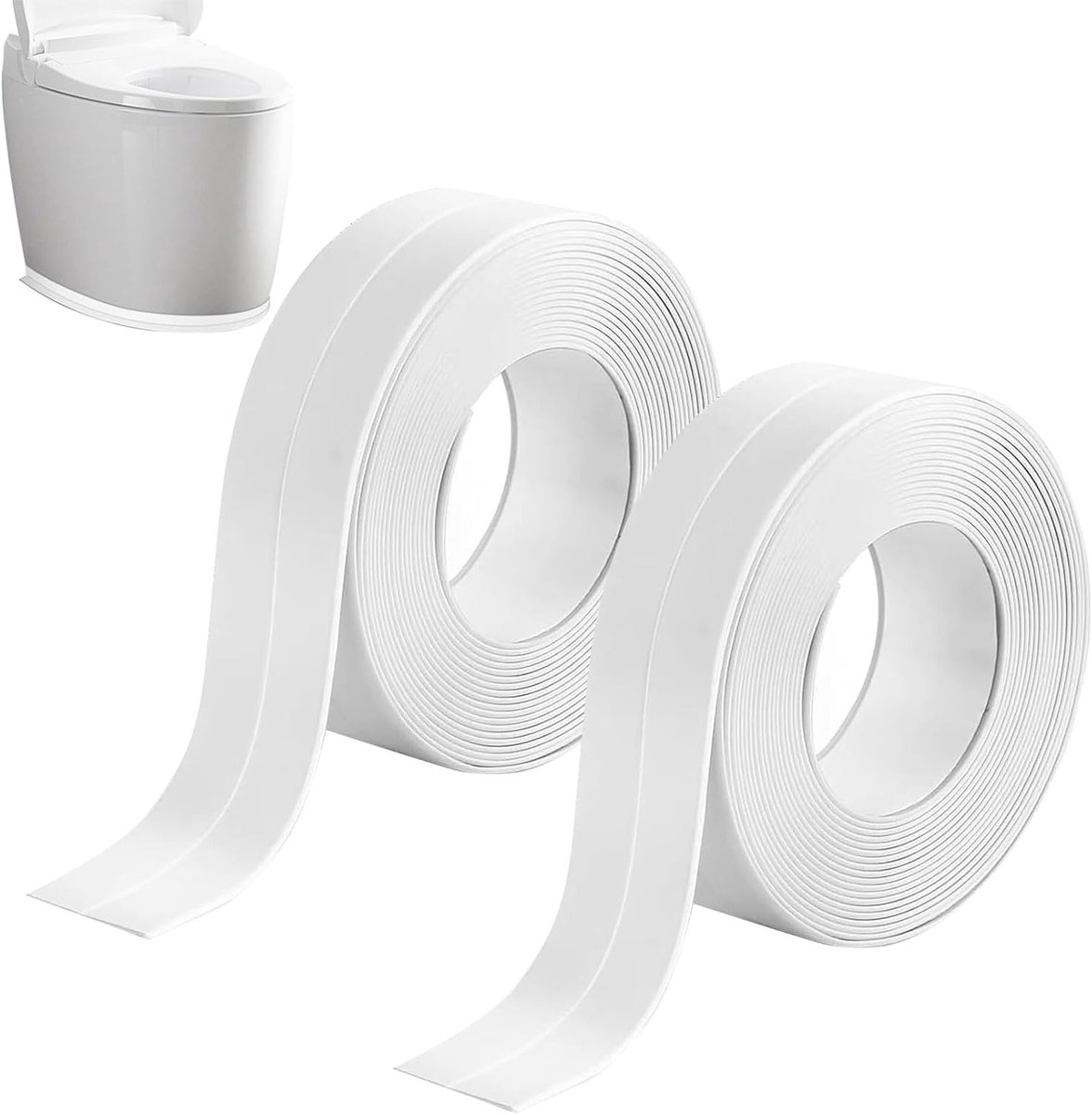 Zelfklevende band 2,2 cm x 3,2 m - flexibel PVC - waterdicht en schimmelbestendig - ideaal voor afdichting - ShopVlot