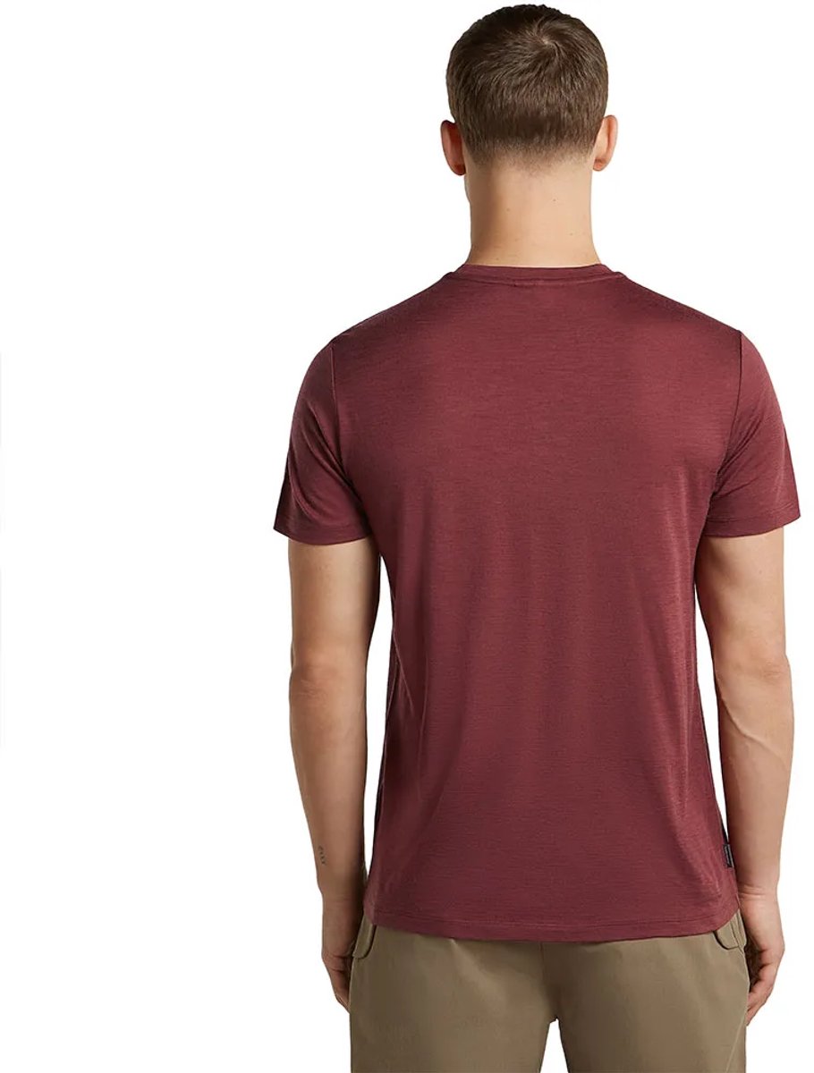 Icebreaker 150 Tech Lite Transportage T-shirt Met Korte Mouwen Rood S Man