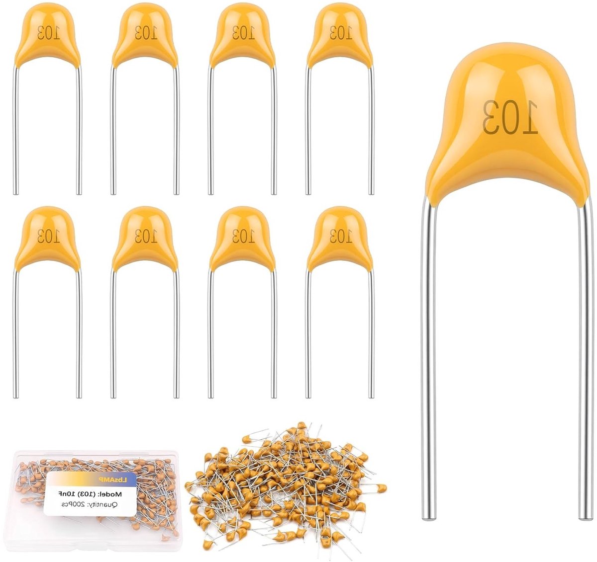 Keramische condensator 50V 10nF 103 - Hoge kwaliteit, lage ESR en betrouwbare prestaties