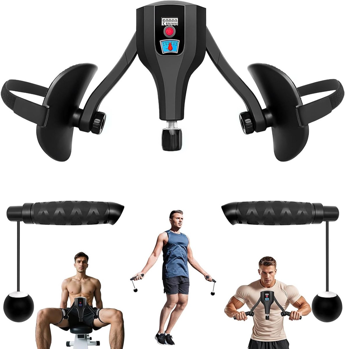 Multifunctionele Thigh Trainer voor Benen en Armen, Effectieve Leg Press en Bekkenbodem Trainer voor Mannen en Vrouwen