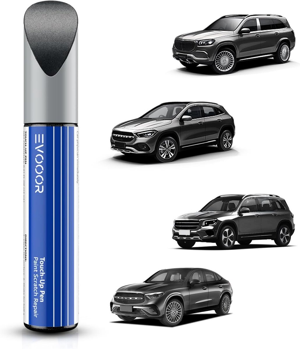 SnelShoppen - Selenite Gray Metallic Retoucheerverf voor Auto, Krassen Herstel Pen, Snelle en Eenvoudige Oplossing, Perfect voor Auto Onderhoud, Kleur