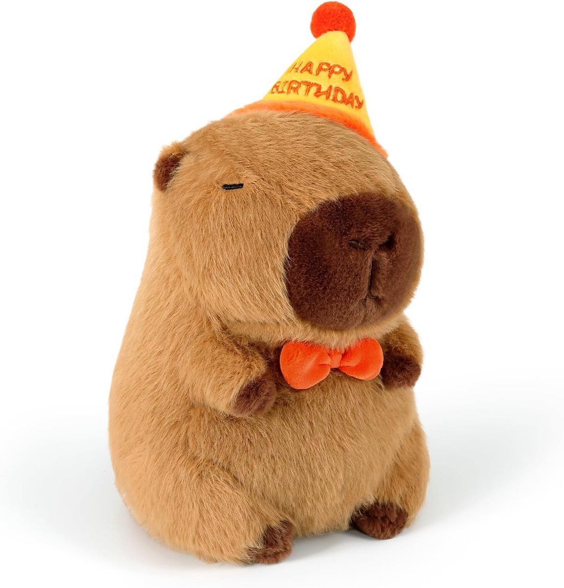 SnelShoppen - Schattige Capybara Plüsch Kussen 25cm - Kawaii Pluche Speelgoed voor Kinderen, Perfect als Cadeau voor Verjaardagen, Cuddly Throw Pillow