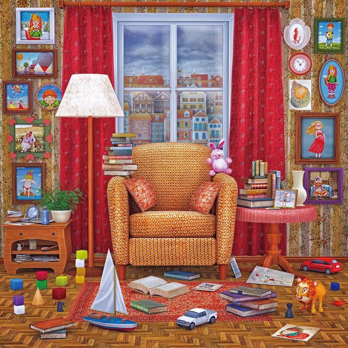 Puzzel van 1024 stukjes voor volwassenen, ideaal voor ontspanning en gezelligheid | Matte oliedruk, stofvrij en met uitstekende grip van puzzelstukjes