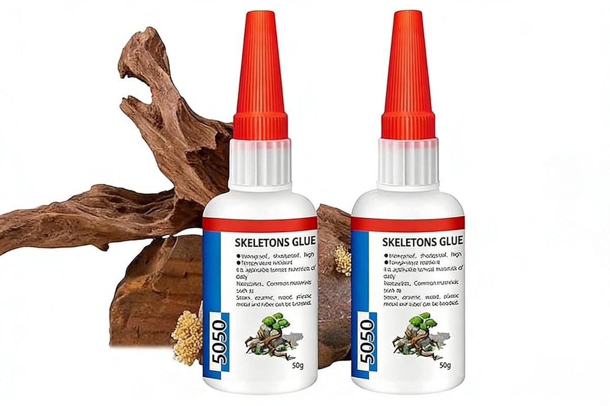 SnelShoppen - Aquarium Glue Pack van 2 - 50 g Ultra Liquid Adhesive voor Aquascaping, Aquarium Planten, Koraal, Steen en Hout - Ideaal voor Onderwater