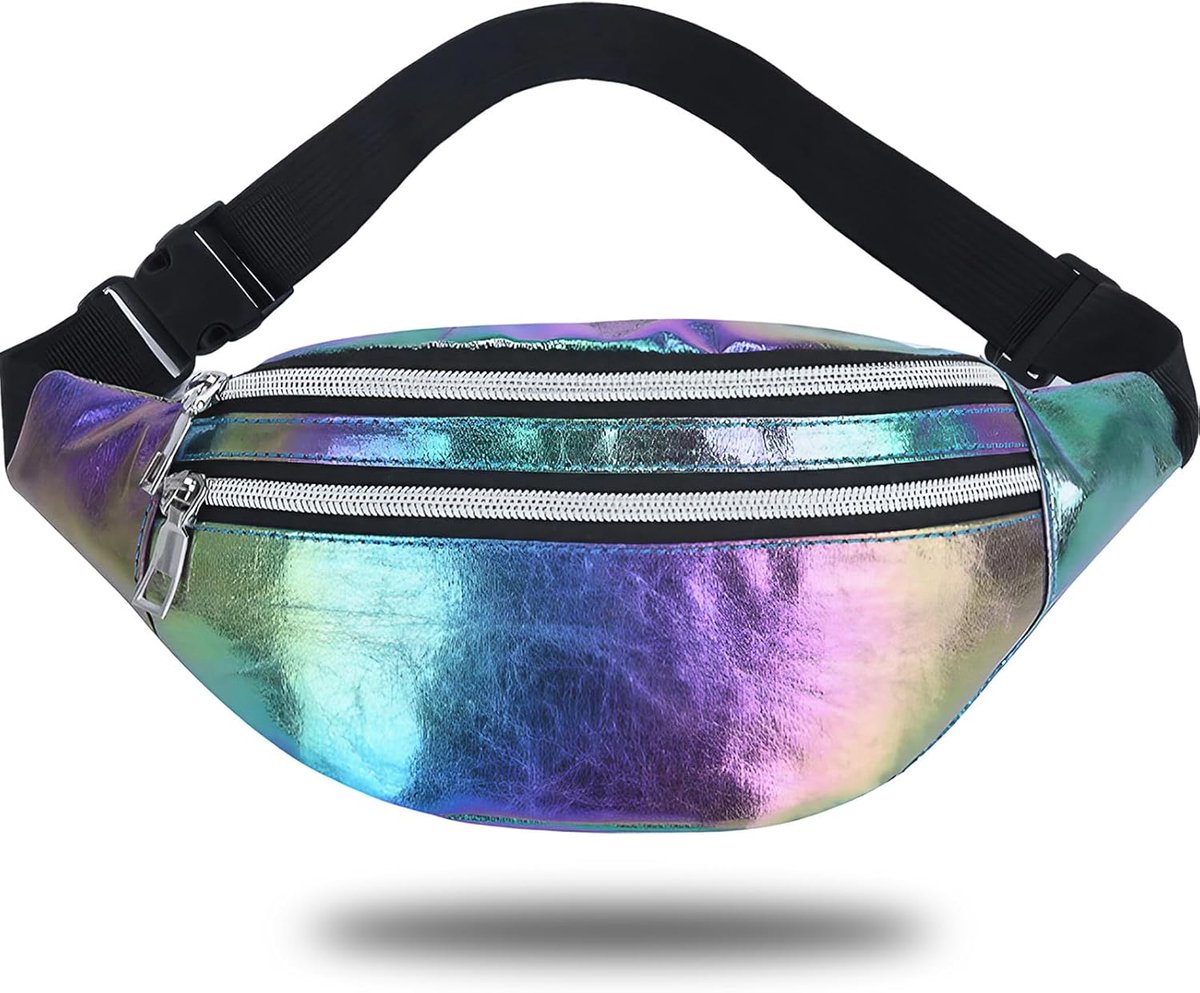 SnelShoppen - Belly Bag Dames PU Leer Waterdichte Heuptas met Verstelbare Strap voor Reizen, Feest, Sport en Wandelen - Grote Capaciteit