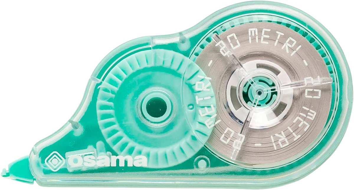 SnelShoppen - 2 x Correctietape 20 m - Perfect voor Kantoor, School en Universiteit - Ergonomisch Handvat - Pastel Kleuren - 40 Meter in Totaal