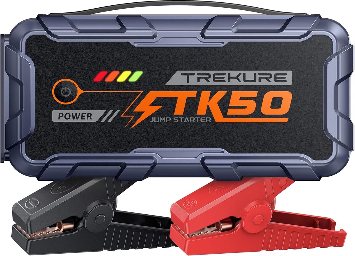 SnelShoppen - Jump Starter Power Pack - Draagbare Acculader - 12V Startkabels - Ideaal voor Auto, Motor, Boot - Compacter en Lichter - Voor Thuis en O