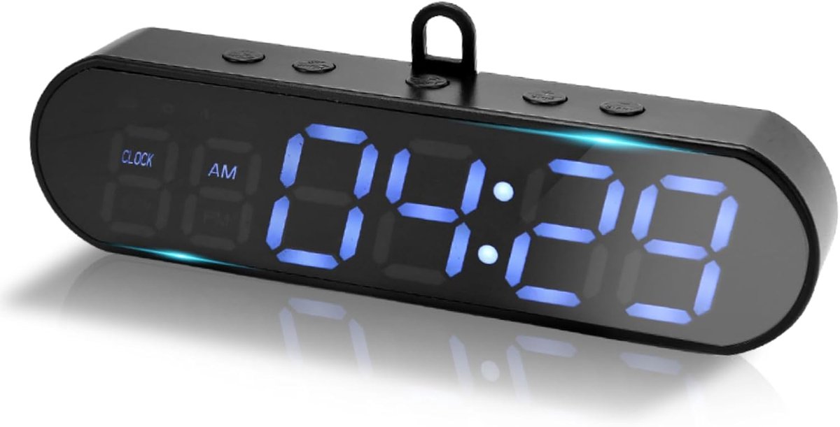 SnelShoppen - Draagbare Gymnastiek Timer, Interval Klok, Digitale LED Trainings Timer met Aftelling en Steunen, Multifunctionele Stopwatch voor Sport